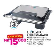 Logik 2 Slice Sandwich Press RSH-441725-11
