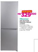 Hisense 299Ltr Bottom Freezer Fridge H299BME