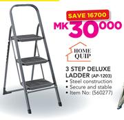 Home Quip 3 Step Deluxe Ladder AP-1203
