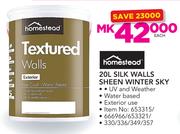 Homestead Silk Walls Sheen Winter Sky-20Ltr