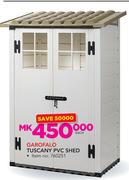 Garofalo Tuscany PVC Shed-Each