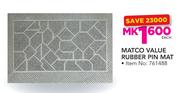 Matco Value Rubber Pin Mat-Each