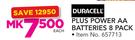 Duracell Plus Power AA Batteries 8 Pack-Each