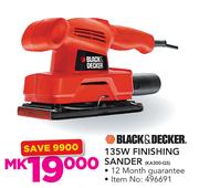 Black & Decker 135W Finishing Sander KA300-QS