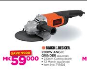 Black & Decker 2200W Angle Grinder BDGL2223-89