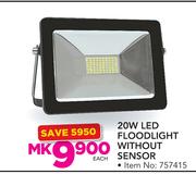 Eurolux 20W LED Floodlight Without Sensor