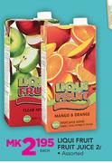 Liqui Fruit Juice-2Ltr Each
