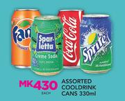 Assorted Cooldrink Cans-330ml Each