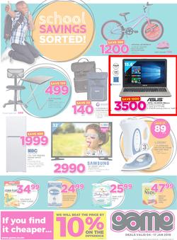 Game Zambia : Back To School (4 Jan - 17 Jan 2018), page 1
