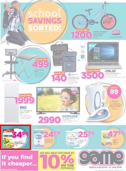 Game Zambia : Back To School (4 Jan - 17 Jan 2018), page 1
