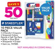 Staedtler 10 Piece Value Pack-Per Pack 
