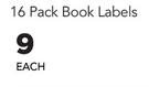 Ben 10 16 Pack Book Labels-Each