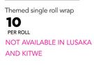 Ben 10 Themed Single Roll Wrap-Per Roll