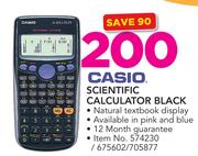 Casio Scientific Calculator Black