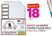 Magic A4 Book Cover Clear Self-Each