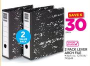 Simple Choice 2 Pack Lever Arch File-Each