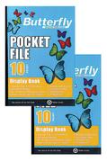 Butterfly A4 20 Page Pocket File