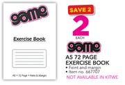 Game A5 72 Page Exercise Book-Each