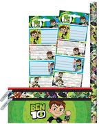 Ben 10 33cm 2 Zip Pencil Bag With Front Compartment