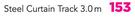 Decorland Steel Curtain Double Track 3.0m