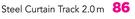 Decorland Steel Curtain Double Track 2.0m