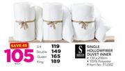 Sheraton Queen Hollowfiber Duvet Inner-Each
