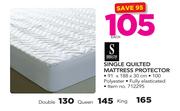 Sheraton Double Quilted Mattress Protector Mattress Protector-Each