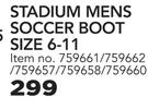 Olympic Stadium Mens Soccer Boot Size 6-11