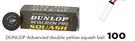 Dunlop Advanced Double Yellow Squash Ball