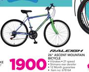 Raleigh 26" Ascent Mountain Bicycle