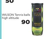 Wilson Tennis Balls High Altitude