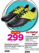 Olympic Stadium Child Soccer Boot Size 12-1