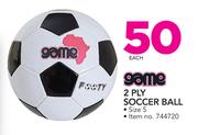 Game 2 Ply Soccer Ball-Each