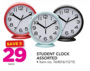 Student Clock-Each