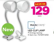 Mainstays LED Clip Lamp-Each