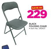 Black Folding Chair