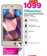 Hisense Dual Sim Smartphone Infinity U962 + Free Phone Cover And Bluetooth Headphones