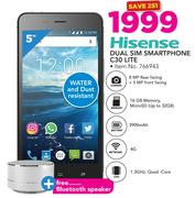 Hisense Dual Sim Smartphone C30 Lite + Free Bluetooth Speaker