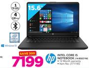 HP 15.6" Intel Core i5 Notebook 14-BS021NI