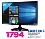 Samsung 21.5" FHD Monitor LS22D300HY XA