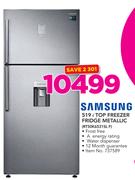 Samsung 519L Top Freezer Fridge Metallic RT50K6531SL F