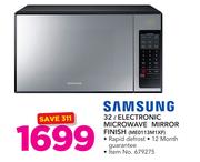 Samsung 32L Electronic Microwave Mirror Finish ME0113M1XF