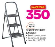 Home Quip 3 Step Deluxe Ladder