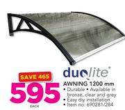 Duolite Awning 1200mm-Each