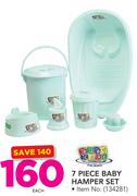 Baby Care 7 Piece Baby Hamper Set-Each