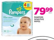 Pampers Sensitive Wipes-Each