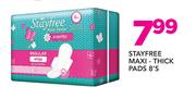 Stayfree Maxi-Thick Pads-8`S