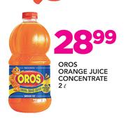 Oros Orange Juice Concentrate-2L