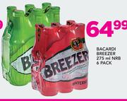 Bacardi Breezer 275ml NRB 6 Pack 
