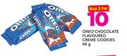 Oreo Chocolate Flavoured Creme Cookies-2 x 44g